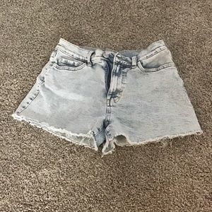 Light Wash Denim Shorts